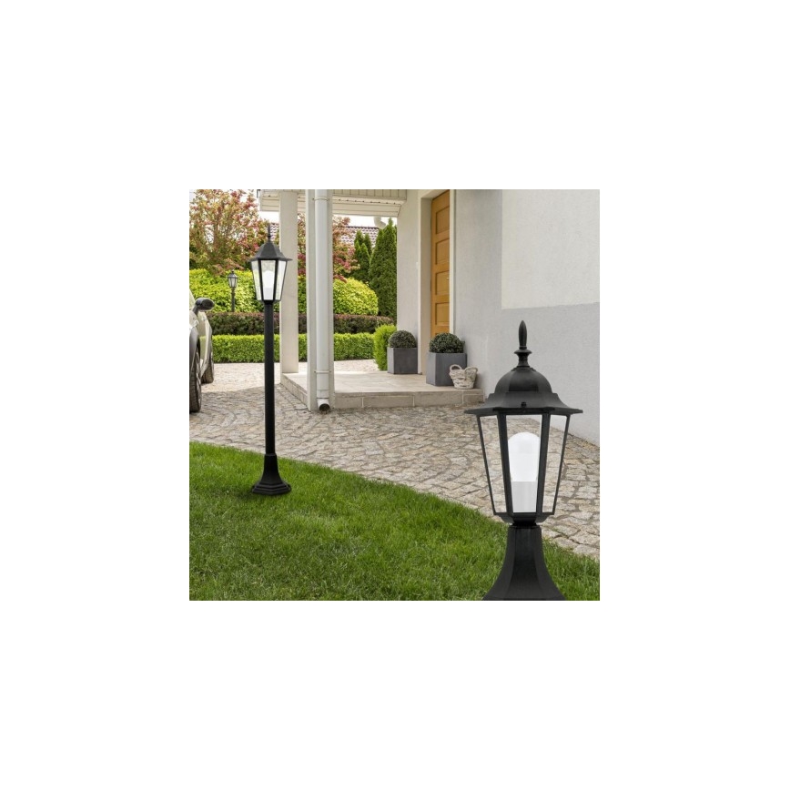 Buitenlamp 1xE27/20W/230V IP43 96,5 cm zwart
