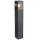 Buitenlamp 1xE27/40W/230V IP44 50 cm zwart/rookglas