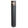 Buitenlamp 1xE27/40W/230V IP44 80 cm zwart/rookglas