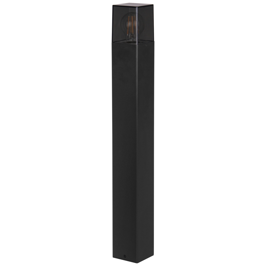 Buitenlamp 1xE27/40W/230V IP44 80 cm zwart/rookglas