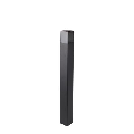 Buitenlamp 1xE27/40W/230V IP44 80 cm zwart/rookglas