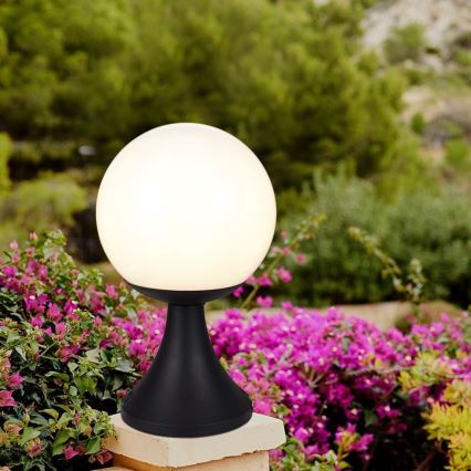 Buitenlamp 1xE27/60W/230V IP44 33 cm zwart