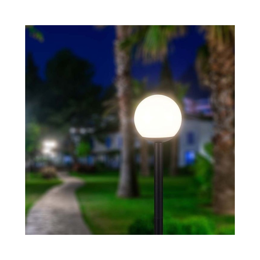 Buitenlamp 1xE27/60W/230V IP44 97 cm zwart