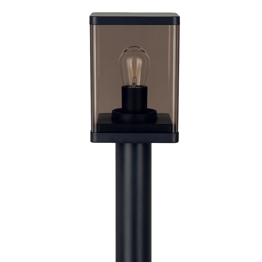 Buitenlamp 1xE27/60W/230V IP44 zwart/rookbruin