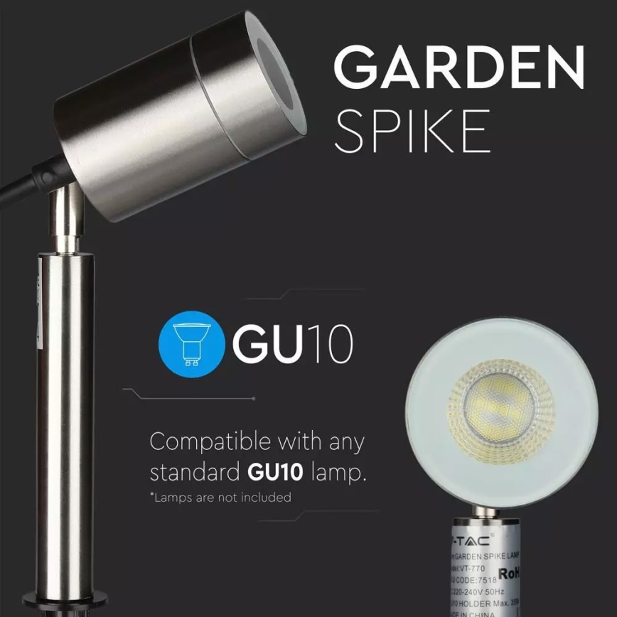 Buitenlamp 1xGU10/35W/230V IP44