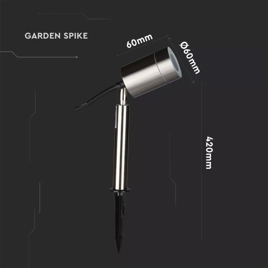 Buitenlamp 1xGU10/35W/230V IP44