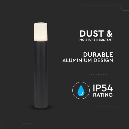 Buitenlamp 1xGU10/35W/230V IP54 50 cm zwart