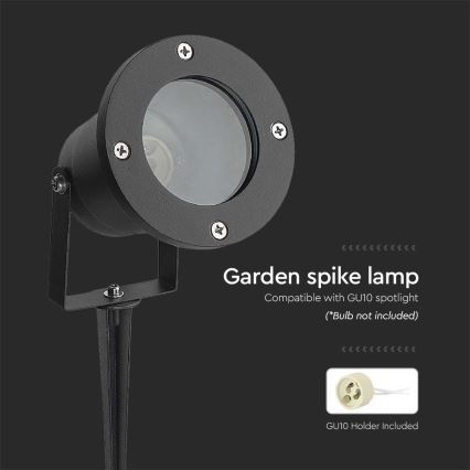 Buitenlamp 1xGU10/35W/230V IP65