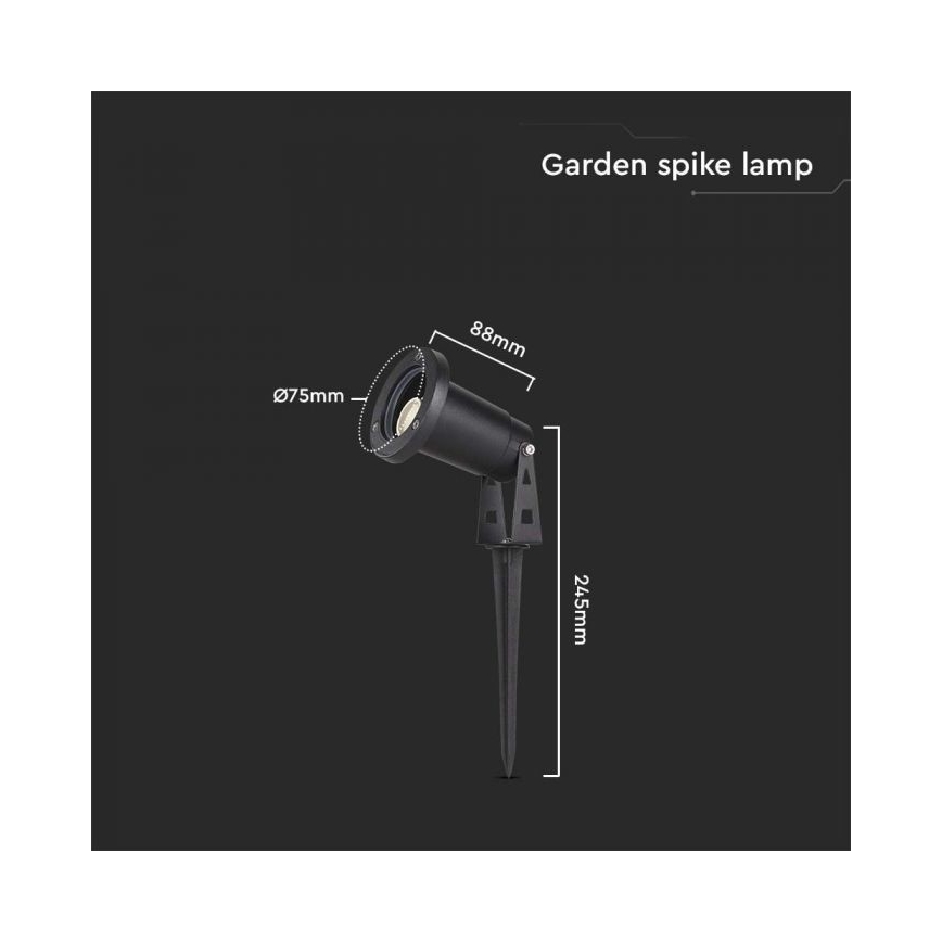 Buitenlamp 1xGU10/35W/230V IP65