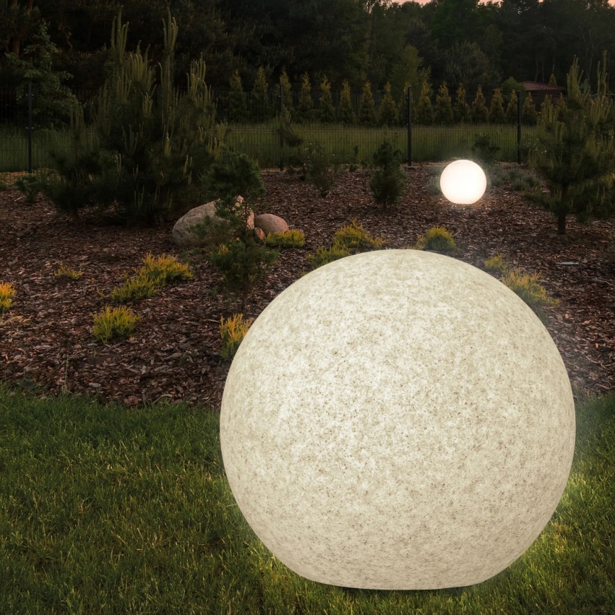 Buitenlamp ARGENTO 1xE27/15W/230V diameter 30 cm IP65 grijs
