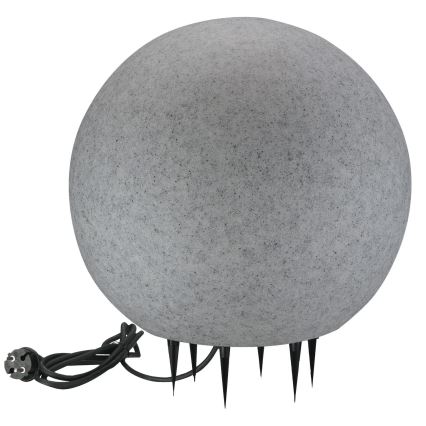 Buitenlamp ARGENTO 1xE27/15W/230V diameter 50 cm IP65 grijs