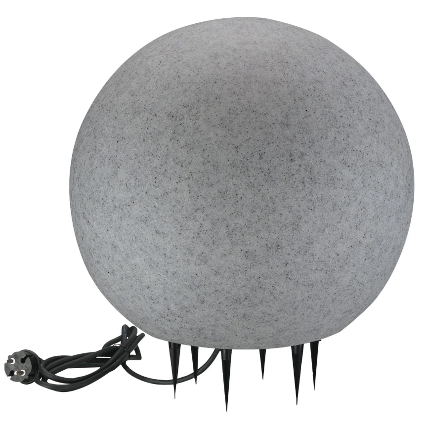 Buitenlamp ARGENTO 1xE27/15W/230V diameter 50 cm IP65 grijs