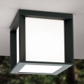 Buitenlamp HENRY 1xE27/15W/230V 16x16 cm IP44 antraciet