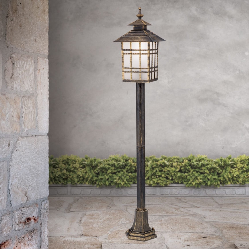 Buitenlamp KIKO 1xE27/11W/230V IP44 brons/patina