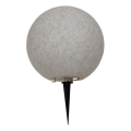 Buitenlamp KULA 1xE27/60W/230V Ø 30 cm IP44 grijs