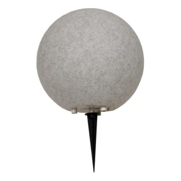 Buitenlamp KULA 1xE27/60W/230V Ø 30 cm IP44 grijs