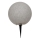 Buitenlamp KULA 1xE27/60W/230V Ø 30 cm IP44 grijs
