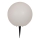 Buitenlamp KULA 1xE27/60W/230V Ø 35 cm IP44 wit