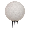 Buitenlamp KULA 1xE27/60W/230V Ø 40 cm IP44 grijs