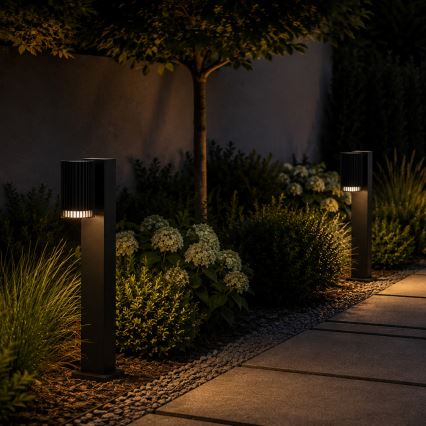 Buitenlamp LANTHEA 1xGU10/11W/230V IP44 50 cm zwart