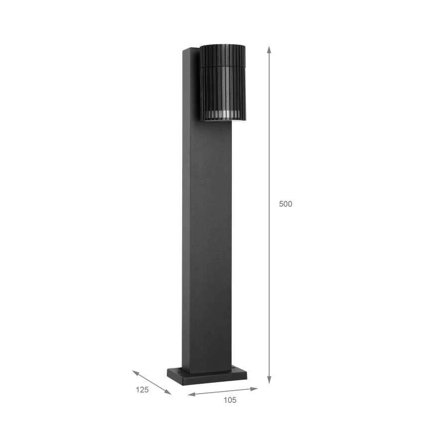 Buitenlamp LANTHEA 1xGU10/11W/230V IP44 50 cm zwart