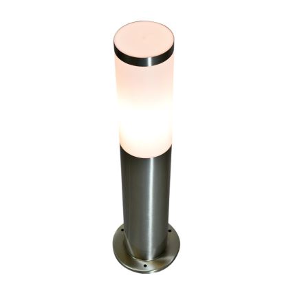 Buitenlamp LIVIA 1xE27/10W/230V 45 cm IP44 zilver