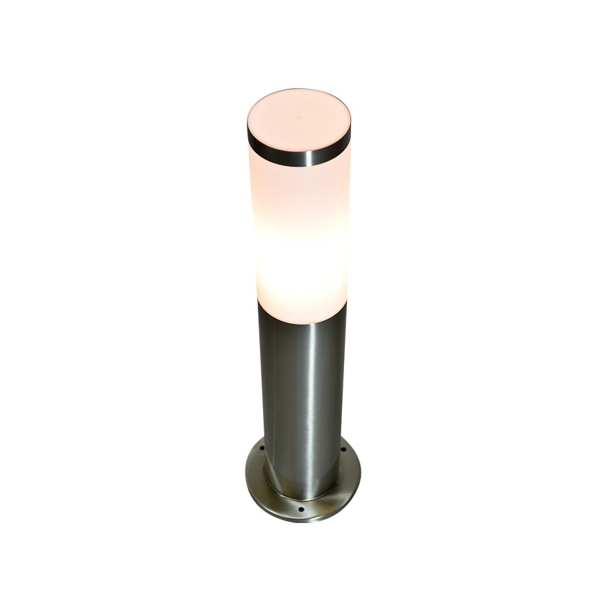 Buitenlamp LIVIA 1xE27/10W/230V 45 cm IP44 zilver