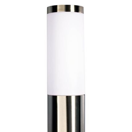 Buitenlamp LIVIA 1xE27/10W/230V 45 cm IP44 zilver