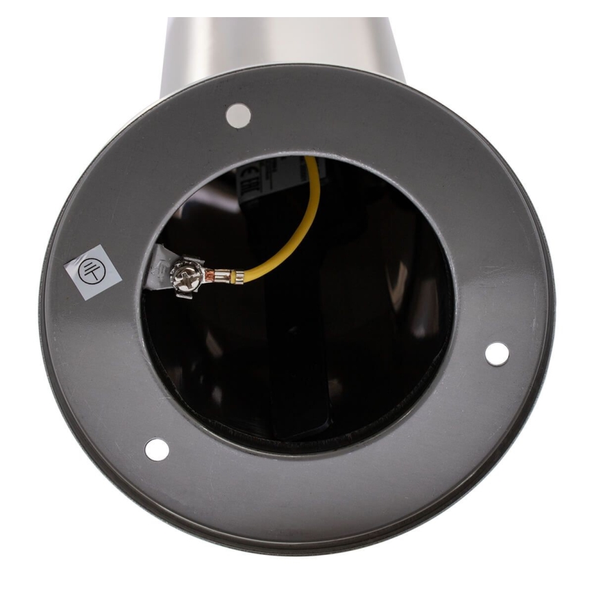 Buitenlamp LIVIA 1xE27/10W/230V 45 cm IP44 zilver