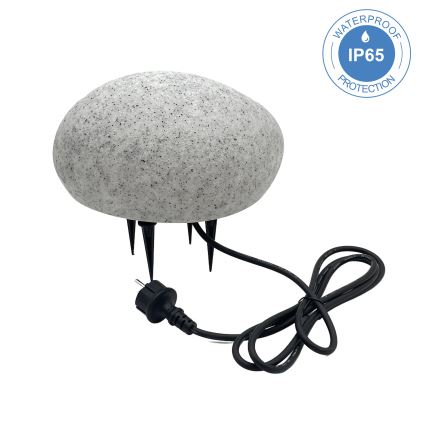 Buitenlamp LUMISTONE 1x E27/15W/230V IP65 Ø 26,5 cm