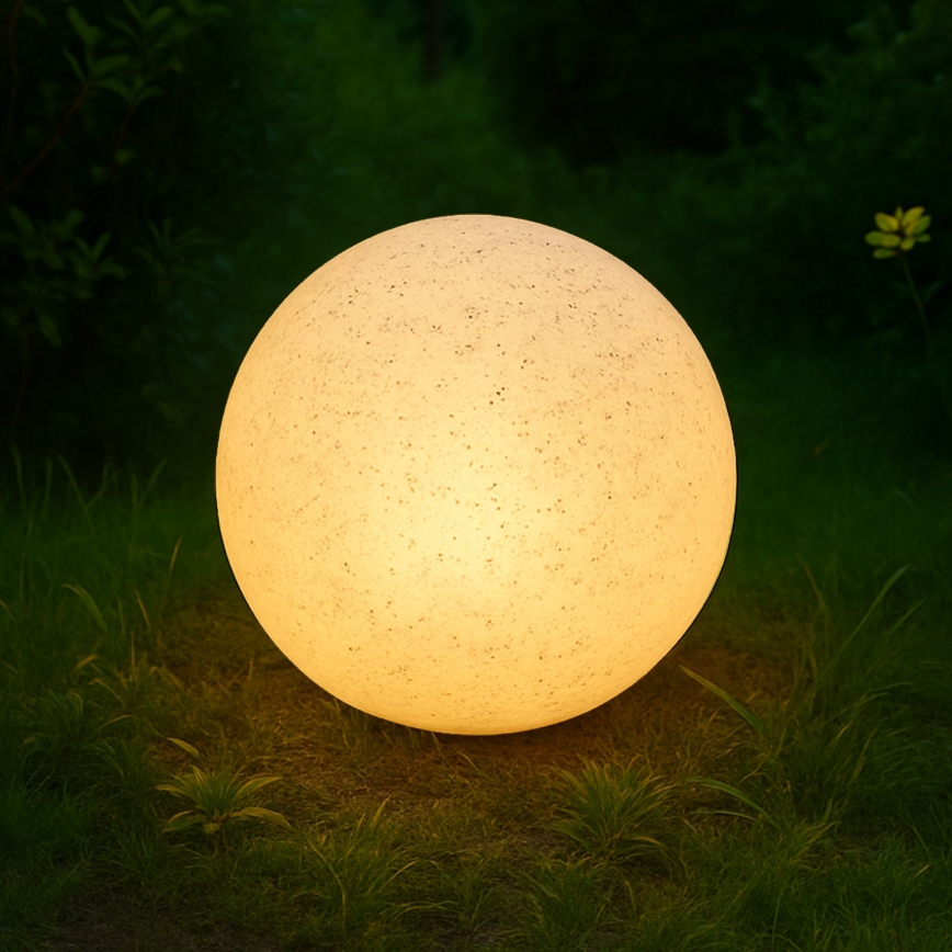 Buitenlamp LUMISTONE 1xE27/15W/230V IP65 Ø 25 cm