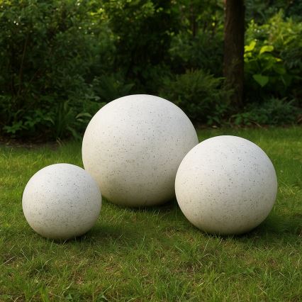 Buitenlamp LUMISTONE 1xE27/15W/230V IP65 Ø 25 cm