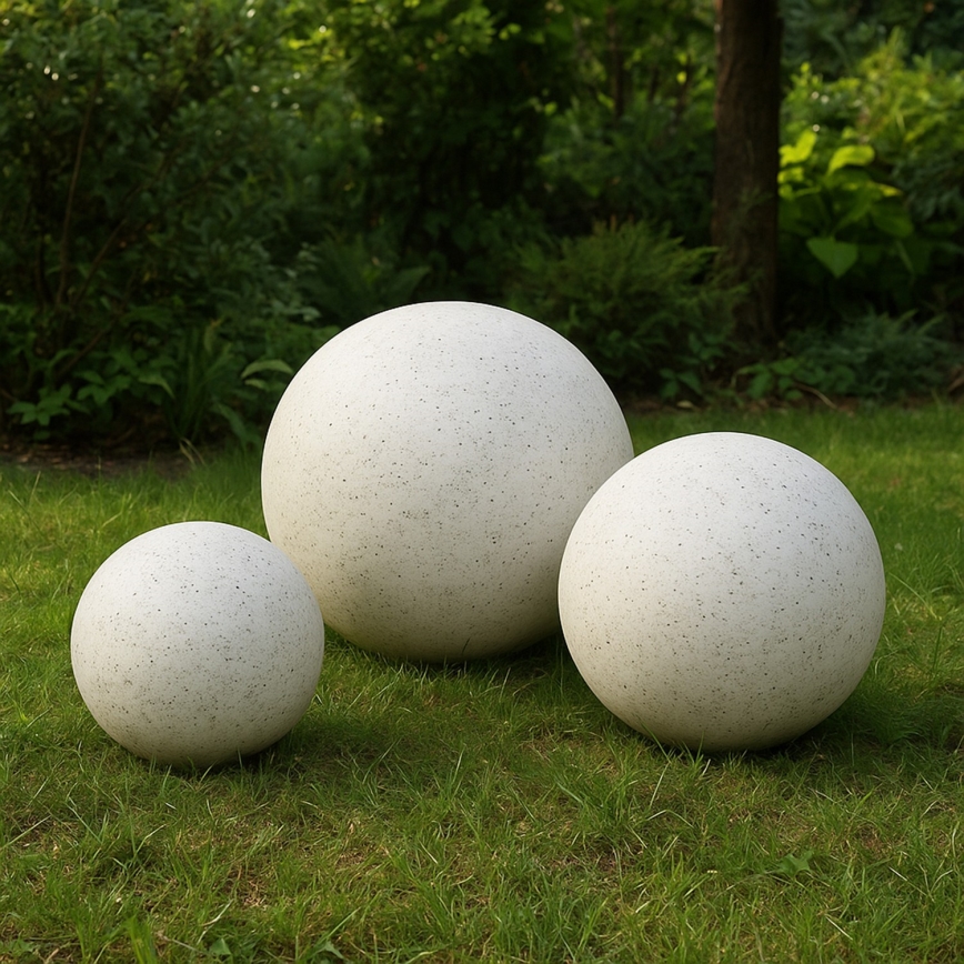 Buitenlamp LUMISTONE 1xE27/15W/230V IP65 Ø 25 cm