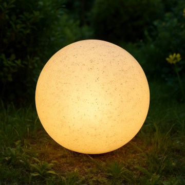 Buitenlamp LUMISTONE 1xE27/15W/230V IP65, Ø 28 cm