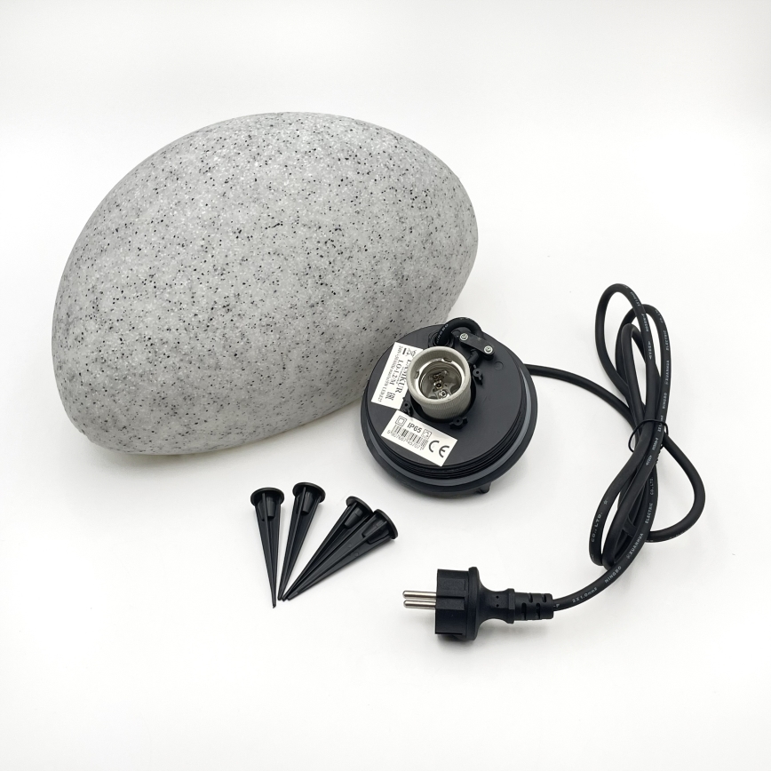 Buitenlamp LUMISTONE 1xE27/15W/230V IP65 Ø 31,8 cm