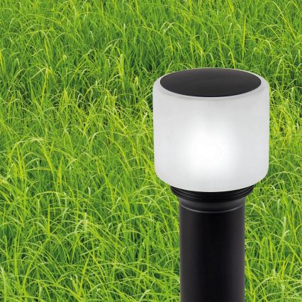 Buitenlamp MADRID 1xE27/12W/230V 40 cm IP44 zwart