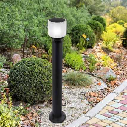 Buitenlamp MADRID 1xE27/12W/230V 80 cm IP44 zwart