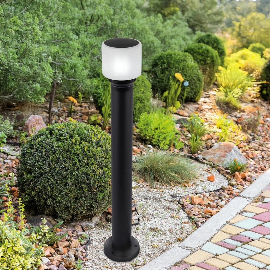 Buitenlamp MADRID 1xE27/12W/230V 80 cm IP44 zwart