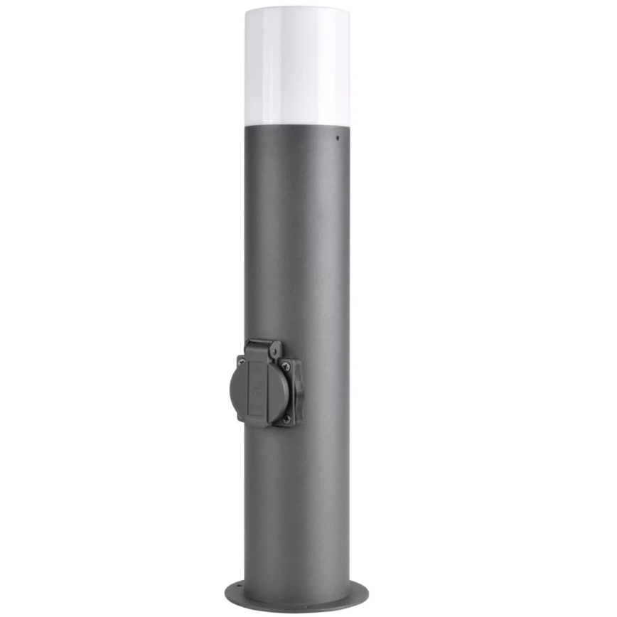 Buitenlamp met houder DALLAS 1xE27/12W/230V IP44 antraciet
