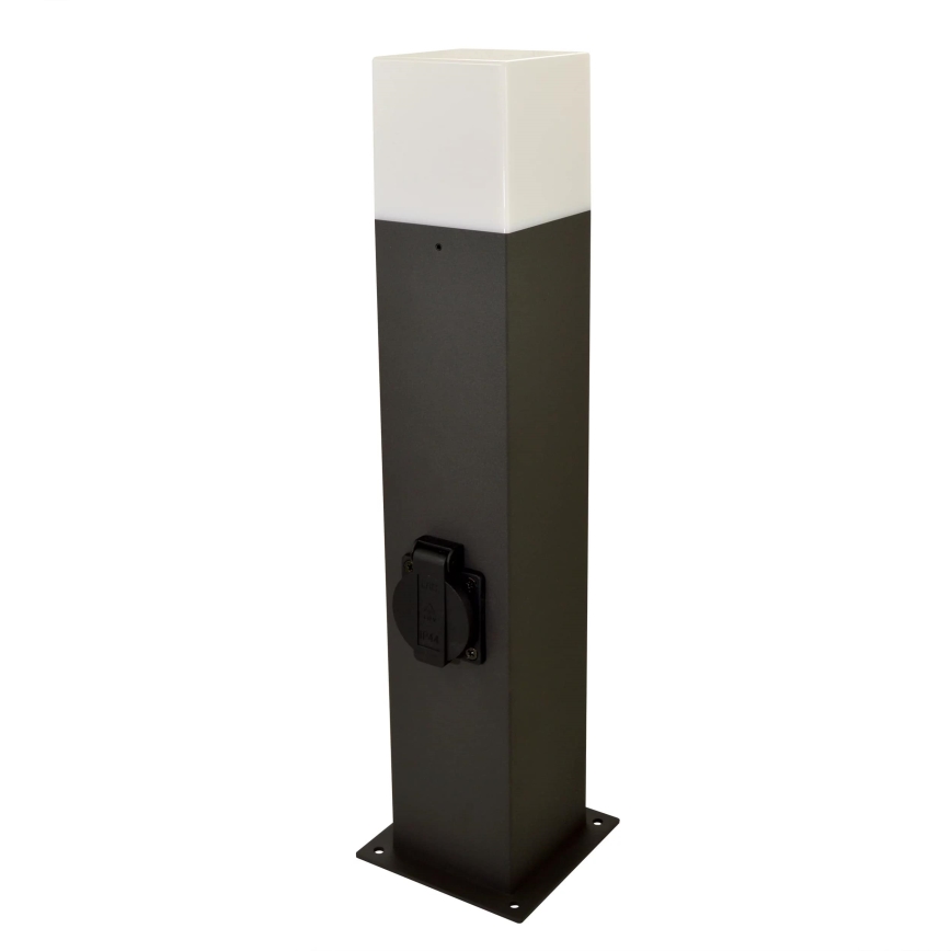 Buitenlamp met houder NEW YORK 1xE27/12W/230V IP44 44 cm antraciet