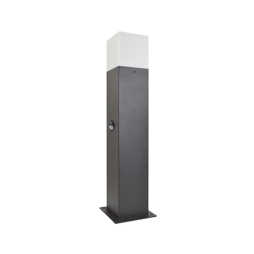 Buitenlamp met sensor NEW YORK 1xE27/12W/230V IP44 44 cm antraciet