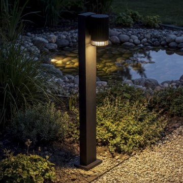 Buitenlamp RADILO 1xGU10/11W/230V 50 cm IP44 zwart
