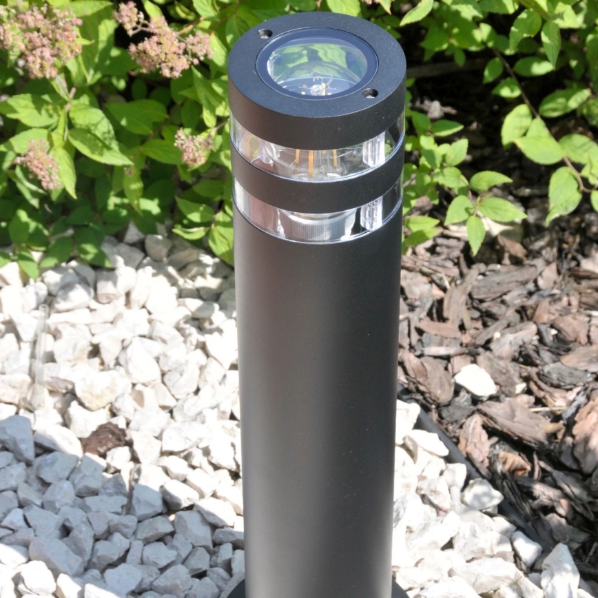 Buitenlamp RINO 1xE27/12W/230V IP54 74 cm zwart