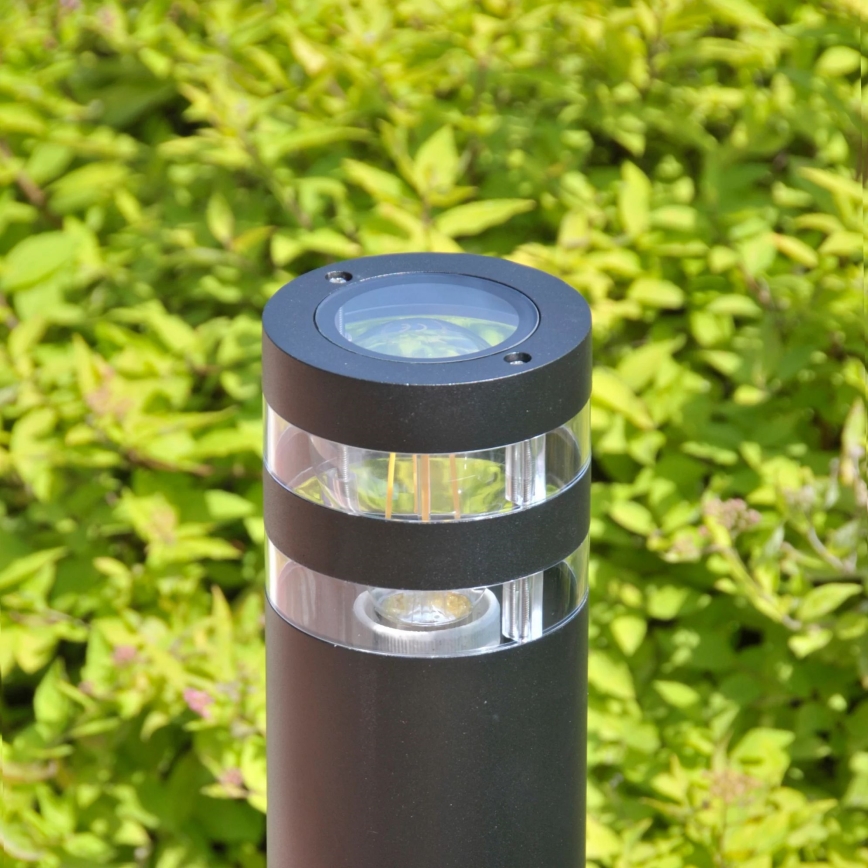 Buitenlamp RINO 1xE27/12W/230V IP54 74 cm zwart