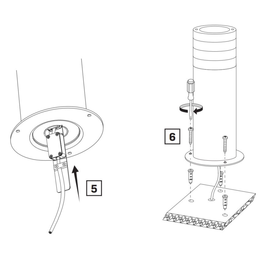 Buitenlamp RINO 1xE27/12W/230V IP54 74 cm zwart