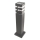 Buitenlamp SANTA 1x E27, max. 60 W, 230 V, 50 cm, IP54, antraciet
