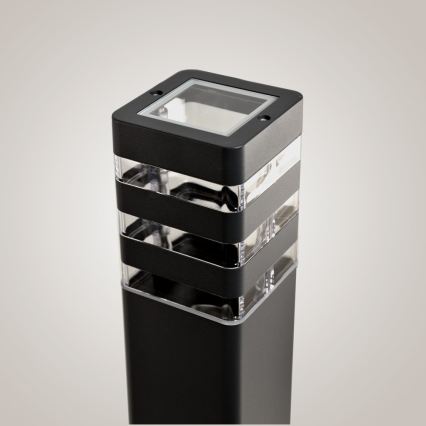 Buitenlamp SANTA 1xE27/60W/230V 50 cm IP54 zwart