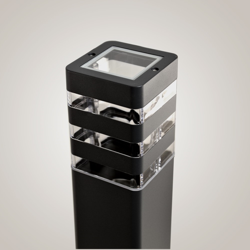 Buitenlamp SANTA 1xE27/60W/230V 50 cm IP54 zwart