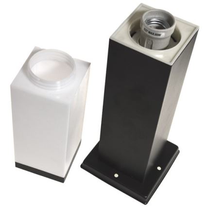 Buitenlamp SOPPA 1xE27/60W/230V IP44 45 cm zwart
