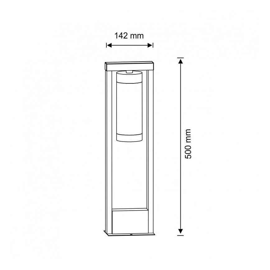 Buitenlamp SPECTRA 1xE27/10W/230V IP44 50 cm